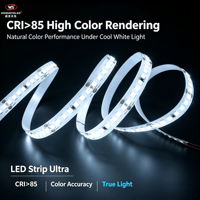 Bande LED Ultra 2835 192 LED/m, 10 mm 18 W/m, 24 V, CRI>85, 185 lm/W 6000 K