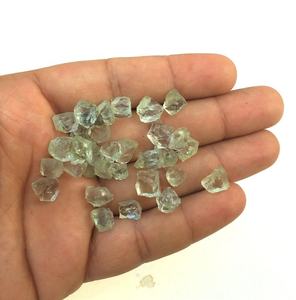 อัญมณีอเมทิสต์สีเขียวธรรมชาติ,สร้อยคอทำจากอัญมณีผิวขรุขระไม่ผ่านการบำบัดสวยงามจำนวน50ชิ้น - Product Image 2