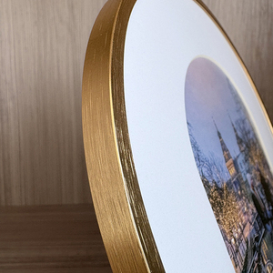 Cadre photo en aluminium courbé, <span class=keywords><strong>profil</strong></span>é, le plus vendu, directement <span class=keywords><strong>de</strong></span> l'usine, support d'exposition artistique unique, fin et robuste <span class=keywords><strong>de</strong></span> 14 mm pour salon - Product Image 4