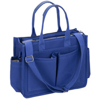 BESTELLA Luxe Femmes Grand Sac Fourre-Tout en Toile Fermeture à Glissière Logo Personnalisable pour Usage Quotidien et Voyage Shopping Sac à Main
