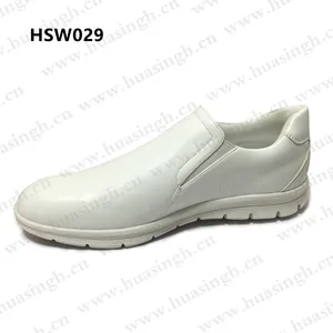 Zh, sapatos brancos de médico/enfermeira esd, sapatos anti-choque, fácil de usar, com fundo de borracha hsw029