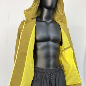 Chaquetas con Capucha para Hombre, Ecológicas, de Secado Rápido, para Senderismo al Aire Libre, Tejido Transpirable con Efecto Tejido y Cierre de Cremallera - Product Image 5