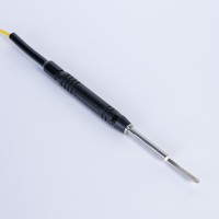 High Accuracy Handheld Thermocouple with Armored Handle and Flexible Sheath Thermocouple for Heating Metal Plate Groove Surfaces