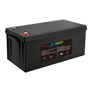 EWT made Rechargeable lifepo4 battery 12V 200AH for solar system - Product Image 1
