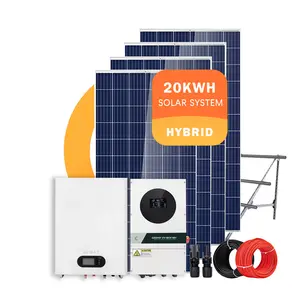 Tailored hybrid home solar power generation system can sell 5kw, 10kw, and 20kw of electricity