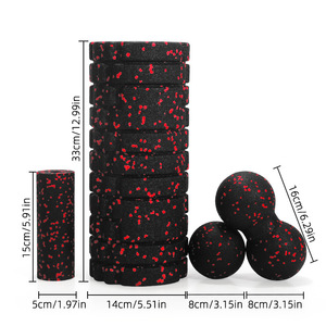 Ensemble de rouleaux de massage en mousse EPP personnalisés avec logo pour la relaxation musculaire, la libération myofasciale, le yoga et la salle de sport - Product Image 4