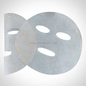 Materiale per Maschere Facciali Ecologico e Altamente Assorbente, Carta Stampata con Pizzo Dorato, Tessuto per Maschere Facciali Liofilizzate - Product Image 1