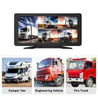 Moniteur de tableau de bord professionnel pour tracteur de 10,36 pouces avec large plage de température, protection anti-vol de carburant, étanche et vision nocturne