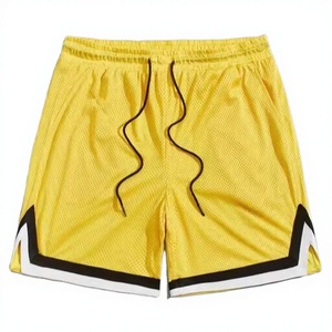 กางเกงขาสั้นลำลองผู้ชาย 100% โพลีเอสเตอร์ สไตล์วินเทจ ฟิตเนส พิมพ์ลายแบบรีดร้อน มีเชือกผูก เอวถัก ระบายอากาศได้ดี ลดราคาพิเศษ - Product Image 2