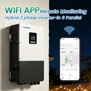 Convertisseur <span class=keywords><strong>solaire</strong></span> hybride triphasé 30 kVA 30 kW 60 kW IP66 4MPPT haute tension avec surveillance à distance WiFi et contrôle par application 50 Hz/60 Hz - Product Image 2