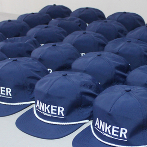 Giá rẻ tùy chỉnh năm Bảng điều chỉnh Nylon chống thấm nước chạy Cap, không có cấu trúc 5 Bảng điều chỉnh tùy chỉnh dây Snapback - Product Image 5