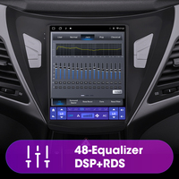 Autoradio Android 11 9,7 pouces 2 Din pour Hyundai Elantra Avante I35 2011-2013 Lecteur multimédia vidéo GPS 4G Carplay Stéréo Wifi