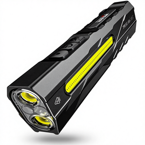 สำหรับ<span class=keywords><strong>ไฟฉาย</strong></span> LED แบบชาร์จไฟได้ผ่าน USB ความสว่าง 1200 ลูเมน กันน้ำระดับ IP33 <span class=keywords><strong>ไฟฉาย</strong></span>พกพาขนาดกะทัดรัดพร้อมฐานแม่เหล็กและคลิปหนีบกระเป๋า - Product Image 1