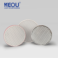 Produits de gros Keou Abat-jour hexagonal moderne anti-éblouissement 24W 36W Plafonnier