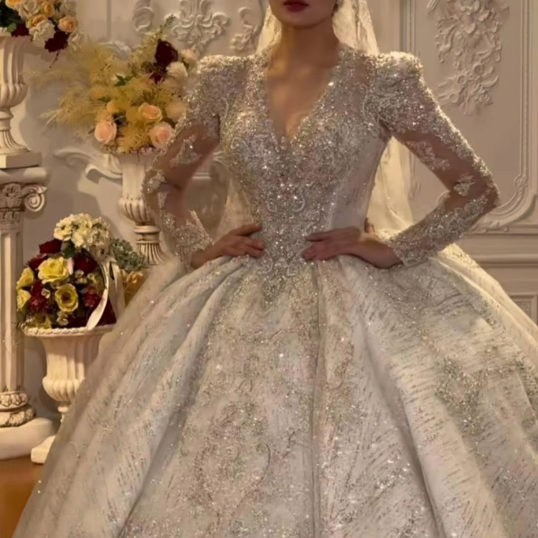 long sequin-embellished prom dress with empire waist Scala 61331 Beaded Prom Fitted Long Gown main image 1