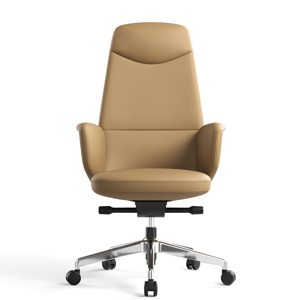 <span class=keywords><strong>Chaise</strong></span> <span class=keywords><strong>de</strong></span> <span class=keywords><strong>bureau</strong></span> ergonomique à dossier haut marron avec appui-tête fixe en mousse à mémoire <span class=keywords><strong>de</strong></span> <span class=keywords><strong>forme</strong></span> et <span class=keywords><strong>chaise</strong></span> <span class=keywords><strong>de</strong></span> direction <span class=keywords><strong>de</strong></span> style minimaliste haut <span class=keywords><strong>de</strong></span> gamme - Product Image 1