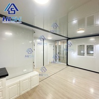 Maison préfabriquée modulaire complète en conteneur extensible de 20 pieds, 30 pieds, 40 pieds, maison préfabriquée en acier léger, 2, 4, 5 chambres, maison portable