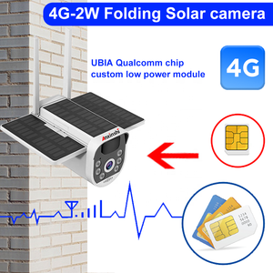 Anxinshi an ninh 3MP 2 gấp năng lượng mặt trời Máy ảnh 4G Mạng năng lượng mặt trời Bullet Pin máy ảnh - Product Image 6