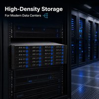 KY5888G1 Châssis de serveur GPU 4U 36 disques avec ventilateur 6056 pour refroidissement haute puissance, montage en rack, pour centre de données d'apprentissage profond et d'IA