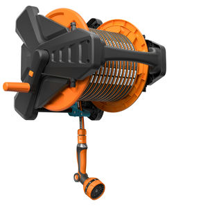 Haute qualité 20m 30m 40m <span class=keywords><strong>50m</strong></span> 25m Auto <span class=keywords><strong>mural</strong></span> automatique rétractable eau <span class=keywords><strong>tuyau</strong></span> d'arrosage enrouleur pour jardin avec pistolet pulvérisateur - Product Image 1