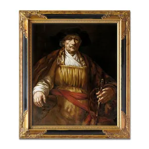 Qualità del museo Antico Vecchio Maestro Riproduzione Della Pittura A Olio Ritratto di Arte Della Parete