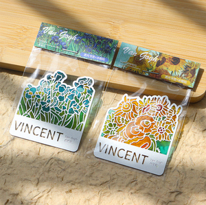 Tùy chỉnh hiện đại Van Gogh bức tranh nổi tiếng mờ kim loại thân thiện với môi Bookmark văn hóa sáng tạo Quà Tặng tủ lạnh - Product Image 5