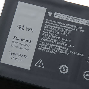 G91J0 pour Dell Inspiron 3511 3515 3520 3521 3525 <span class=keywords><strong>Vostro</strong></span> 3510 3511 3515 Latitude 3140 3320 3330 11.25V 41WH Batterie pour ordinateur portable 3 cellules - Product Image 3