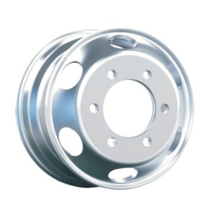 Jantes de camion en aluminium Gensole GTB2415 16*5.5 16*6 17.5*6, alliage 6061-T6, finition argentée, pour camping-cars et caravanes, rénovation/amélioration - Product Image 1