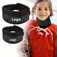 Protège-cou de hockey sur glace résistant aux coupures, réglable, en tissu Oxford, pour enfants, jeunes et adultes, équipement de sécurité sportive en gros