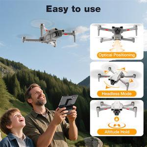 Drone télécommandé électrique <span class=keywords><strong>à</strong></span> trois caméras L107, avec capacités <span class=keywords><strong>de</strong></span> prise <span class=keywords><strong>de</strong></span> vue haute définition, drone pliable. - Product Image 4