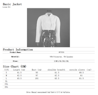 Mantel Pendek Wanita Merek Khusus Musim Gugur Putih Model Santai Serbaguna V-neck Lengan Panjang Sederhana Chic Elegan Ponco Kancing