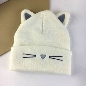 <span class=keywords><strong>Gorro</strong></span> <span class=keywords><strong>de</strong></span> Punto Bordado con Orejas <span class=keywords><strong>de</strong></span> Gato, Cálido para Exteriores, Protección para las Orejas, <span class=keywords><strong>Gorro</strong></span> <span class=keywords><strong>de</strong></span> <span class=keywords><strong>Lana</strong></span> con Orejas <span class=keywords><strong>de</strong></span> Gato, <span class=keywords><strong>Gorro</strong></span> para el Frío, <span class=keywords><strong>Gorro</strong></span> <span class=keywords><strong>de</strong></span> Calle - Product Image 3