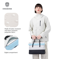 Sac à dos en cuir PU Kingsons, nouvelle arrivée, pour adolescentes, tendance, personnalisable, sac d'école, sac fourre-tout imperméable pour femmes