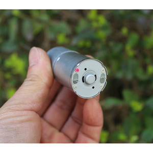 มอเตอร์เกียร์แบบเพลาลমโพง 370 ดีซี 3-6V 87-174 รอบต่อนาที มอเตอร์แบบมีแปรงขนาดเล็กสำหรับการใช้งานที่มีความเร็วต่ำ - Product Image 4
