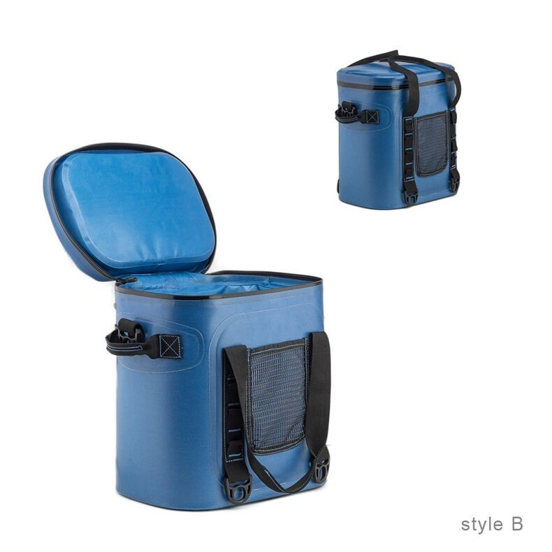 Buffalo Gear nylon tpu insulated picnic food and beverage tote with strong foam keep cool foldable camping cooler bag