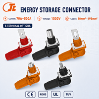 Connecteur de batterie étanche IP67 haute tension 1500V, borne de connexion 70A-500A, connecteur de stockage d'énergie pour systèmes de stockage d'énergie