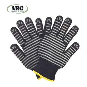 Five finger design seamless knit barbecue cooking anti cut bbq gloves for heat resistant