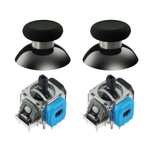 GuliKit TMR Magnetic 3D Joystick Replacement Kit for PS4 Controller Anti-Drift Stick Sensor Module Rocker with Thumbstick