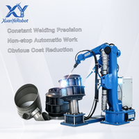 Robot de soudage laser compact à haute vitesse automatique pour petites pales d'hélices avec système de refroidissement par eau et cycle rapide