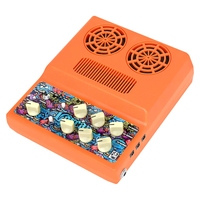 Haut-parleur de guitare 10W mini de bureau à distorsion et delay, couleur orange, haute qualité, en promotion