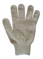Guantes de trabajo blancos de Vietnam, 600g/Docena, TC (35% algodón, 65% poliéster), guantes industriales para protección de manos