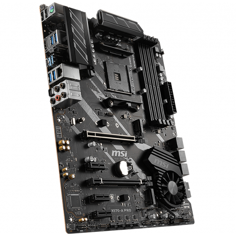 MSI X570-A PRO Motherboard - AMD Ryzen 2nd & 3rd Gen Support