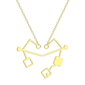 Colgante de corazón seguro barato de acero inoxidable <span class=keywords><strong>Sheila</strong></span> en Europa y América Cutra collar joyería - Product Image 1