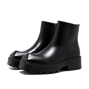 2024 גברים מרטין צ'לסי נייט מגפי ארובה בינוניים אופנתיים בסגנון בריטי קרנף צופר חורף 3523-R סלבריטי אינטרנט - Product Image 6