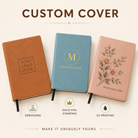 Carnet personnalisé en cuir PU avec logo, couverture rigide et marque-page en ruban pour cadeaux d'affaires – Vente en gros