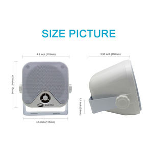 Altavoces Marinos Impermeables de 100 W y 4 Pulgadas, Altavoces Resistentes para Exteriores, Montaje en Superficie para Vehículos Todoterreno, Carritos de Golf, Tractores, Camiones, Jeeps - Product Image 6