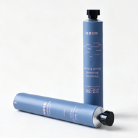 Tube souple en aluminium pour cosmétiques, emballage de soins personnels, compatible avec divers bouchons