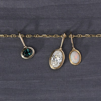 CHICNNA DIY Luxe Breloques en Vermeil Or 14 carats Très Demandées pour Colliers Breloques Colorées pour la Création de Colliers Personnalisés Vente en Gros