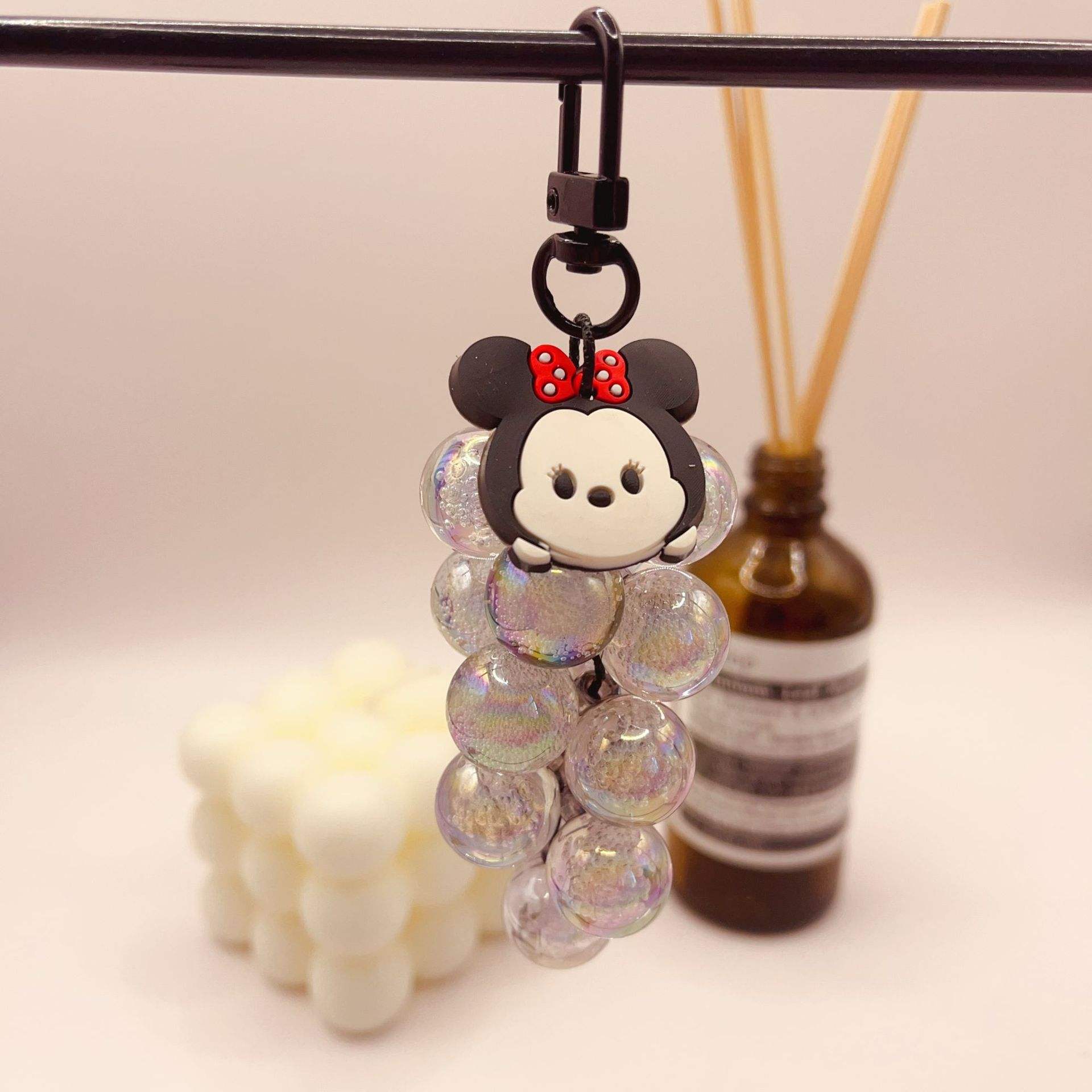 Black Bubble Grape Pendant