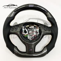 Volant en fibre de carbone noir brillant pour BMW Série 3 E46 Automatique SMG M3 M Sport 2001-2006